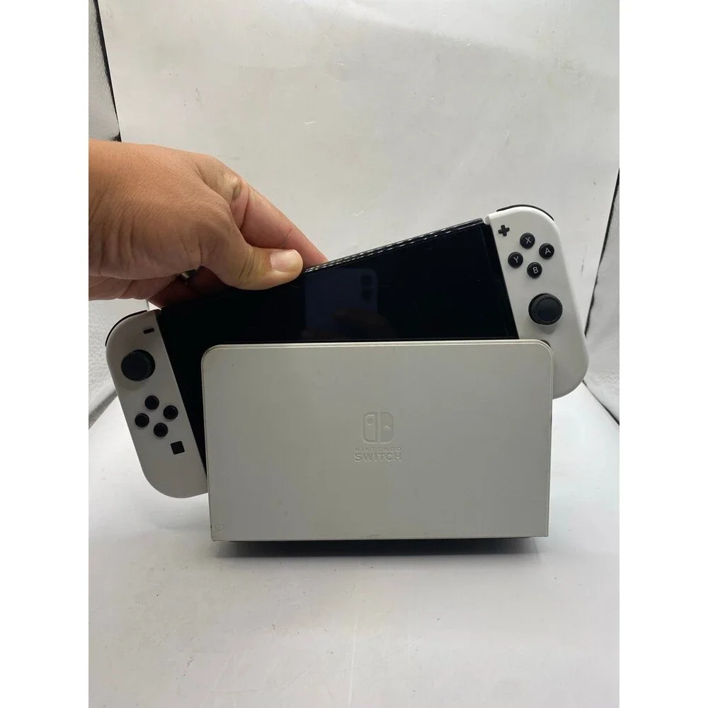 Nintendo Switch OLED 64GB White Model Console + Dock